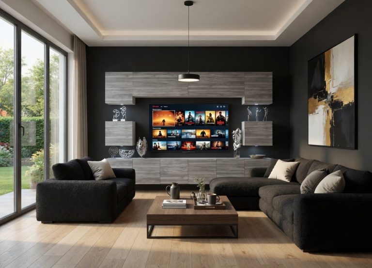 Meuble TV 300 cm gris anthracite graphite – Producteur IMP PRIMO 3/5/W/GW1/0/0