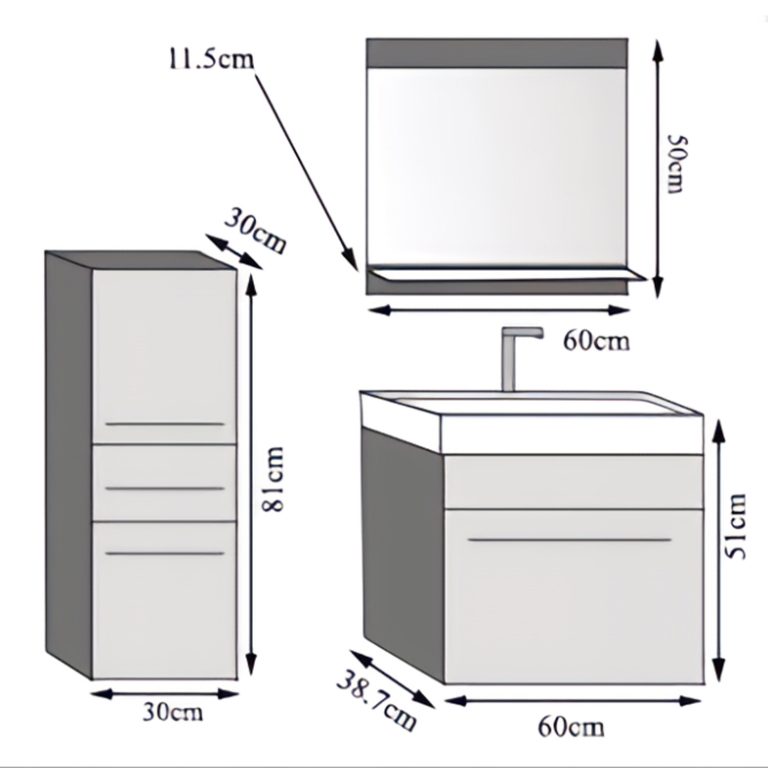 Meuble de salle de bain Belini chêne wotan + lavabo + miroir Fabricant ROD M 2/0/W/DW/0/ZW
