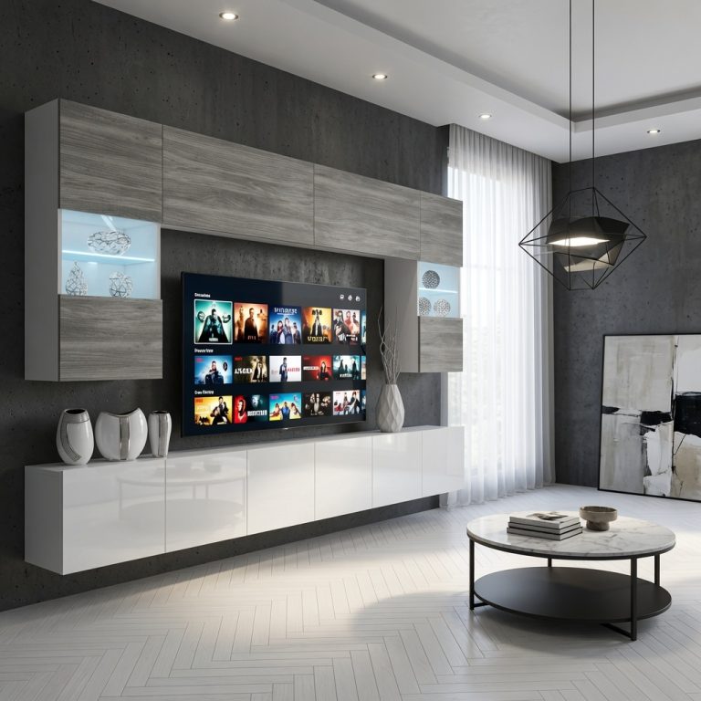 Meuble mural Nexum 3 NEX 1/0/W/GW1W/0/0/PP
