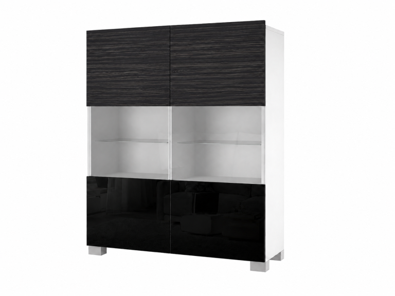 Commode meuble ébène royal et noir IMPERIUM IMP KOM1/3/W/HKB/0/0