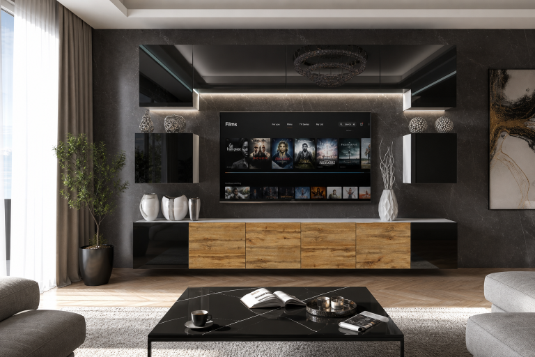 Meuble mural Nexum 53 NEX 3/0/W/BBBDW/0/0/PP