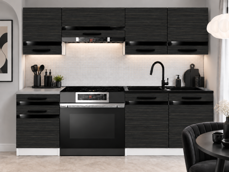 Meubles de cuisine Prestige 180 cm ébène royale sans plan de travail Fabricant TOR P Leonardo/0/WT/HK/BB/A1/CP