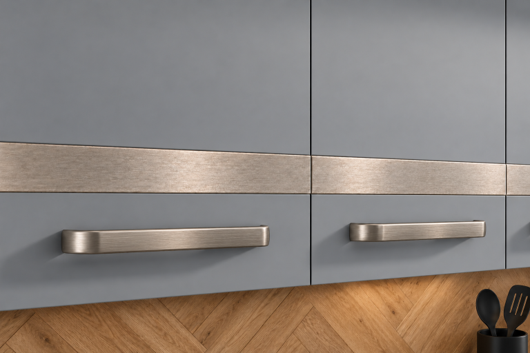 Meubles de cuisine Prestige 180 cm gris mat avec plan de travail Fabricant TOR P Leonardo/0/WT/SR/0/C1/SL