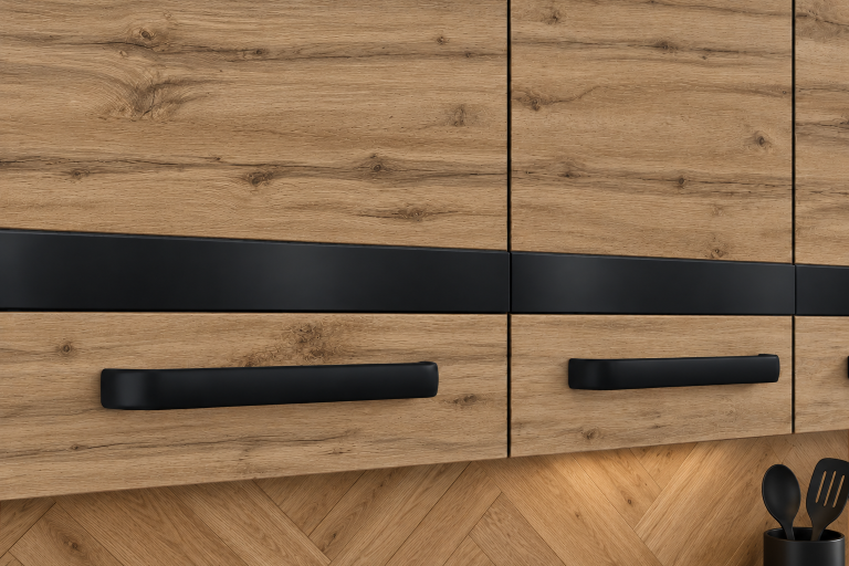 Meubles de cuisine Prestige 320 cm chêne wotan avec plan de travail Fabricant TOR P Vincent/0/WT/DW/0/A1/CM